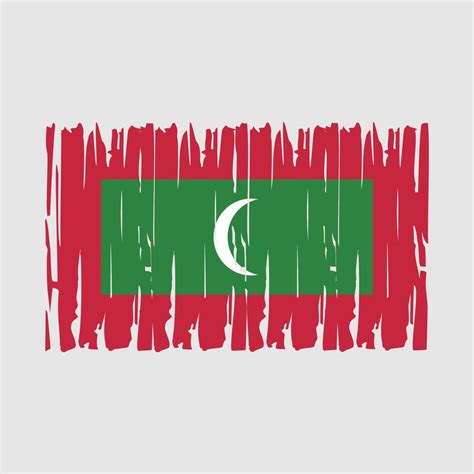 Maldives Flag Vector 20356199 Vector Art at Vecteezy