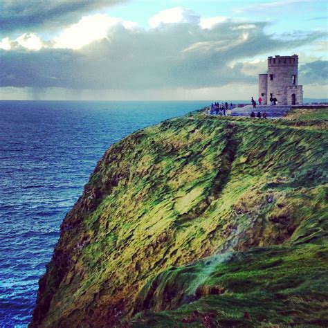 Castle at the Cliffs of Moher in Ireland | Cliffs of moher, Castle, Places ive been