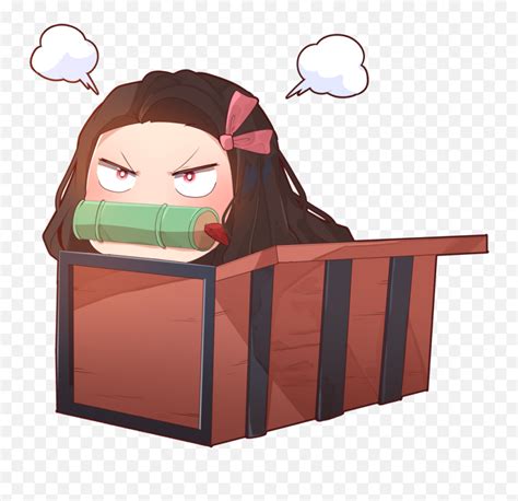 Angry Nezuko Demon Slayer - Angry Nezuko Sticker Emoji,Anime Mad ...