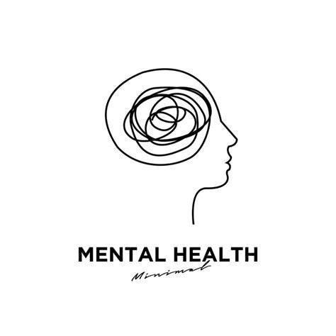 Premium Vector | Mental health vector logo icon design