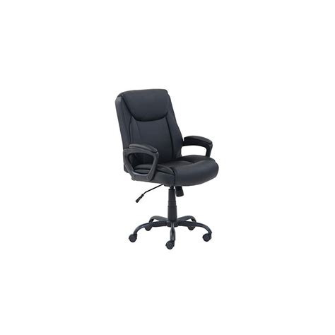 Amazon Basics Classic Puresoft Padded Mid-Back Office Computer ...