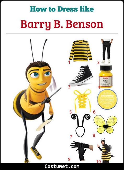 Barry B. Benson (Bee Movie) Costume for Cosplay & Halloween | Movie ...