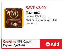 Magnum Ice Cream Coupon, Only $1.49 a Box - Super Safeway