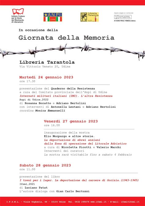 Giornata della Memoria 2023 - IFSML