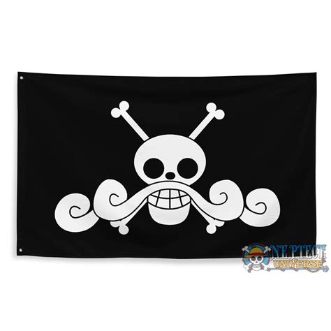 Roger Pirates Gol D Roger Flag Jolly Roger (2 Colors) | One Piece Universe Store