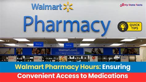 Walmart Pharmacy Hours: Ensuring Convenient Access to Medications