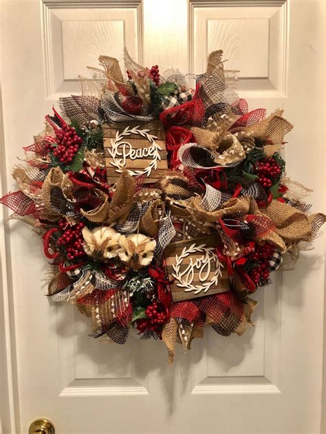 Rustic Christmas Wreath | Rustic christmas wreath, Christmas wreaths ...