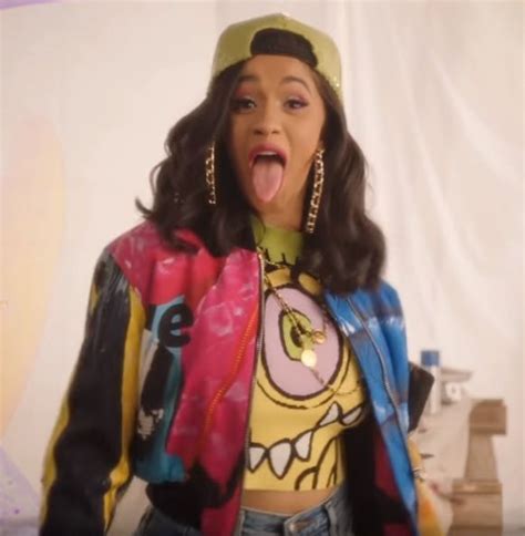 cardi b drippin in finesse outfit - Spick-And-Span Blook Image Archive