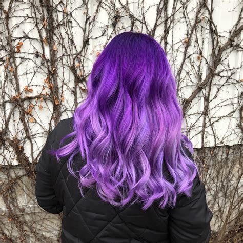 Purple ombré. #purplehair #joicointensity | Long hair styles, Purple hair, Hair styles