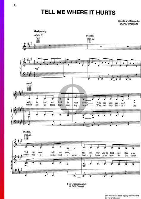 Tell Me Where It Hurts (The Real Milli Vanilli) Piano Sheet Music - OKTAV