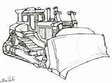 Coloring Pages Bulldozer Tractor Kids Construction Caterpillar Backhoe  sketch template
