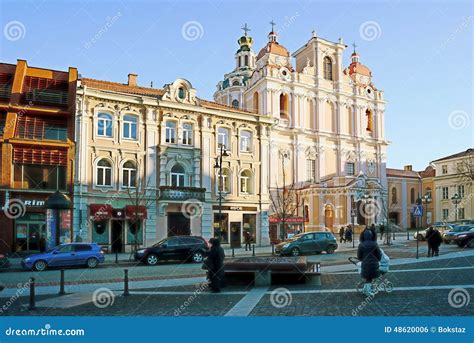 Vilnius City Capital of Lithuania Centre View Editorial Photo - Image of european, medieval ...