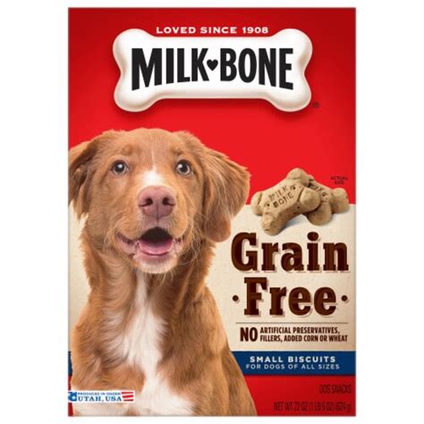 Milk-Bone Grain Free Small Biscuits Dog Snacks, 22 oz - Kroger