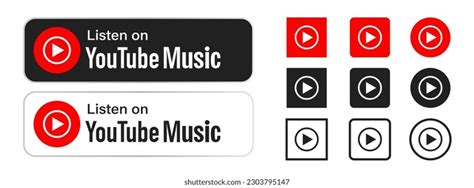 2,292 Youtube Music Logo Icon Images, Stock Photos, 3D objects ...