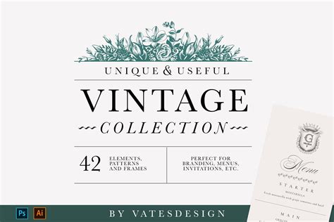 Vintage Design Elements Collection | Branding & Logo Templates ...