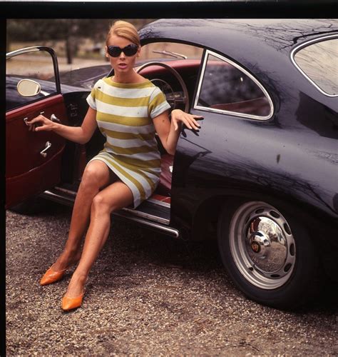 Deadly Curves: Vintage Porsche And Vintage Beautiful Women In Them