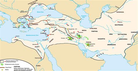 Persian Royal Road (Illustration) - World History Encyclopedia