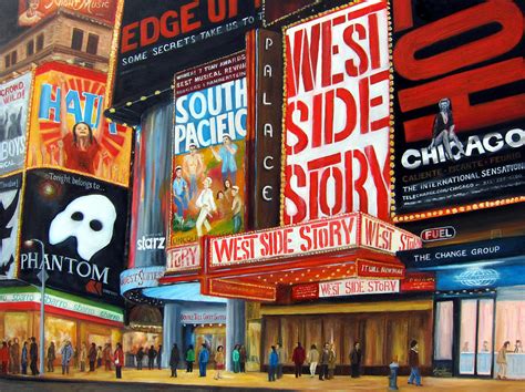 Broadway Painting at PaintingValley.com | Explore collection of Broadway Painting