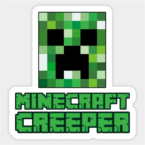 Minecraft creeper face by srj94 in 2022 | Minecraft party printables, Face stickers, Custom stickers