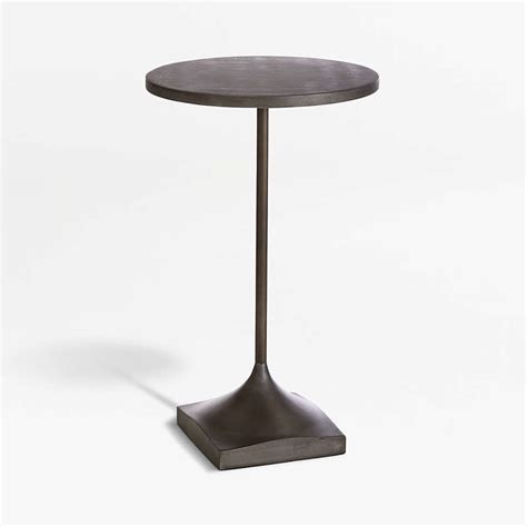 Prost Small Metal Round Drink Table + Reviews | Crate & Barrel