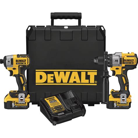 FREE SHIPPING — DEWALT Cordless MAX XR Lithium-Ion Brushless Premium Hammer Drill and Impact ...