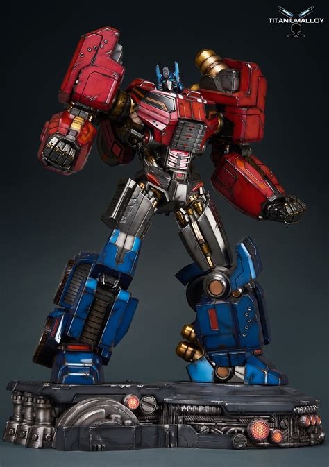 Titanium Alloy Fall of Cybertron Optimus Prime | TFW2005 - The 2005 Boards