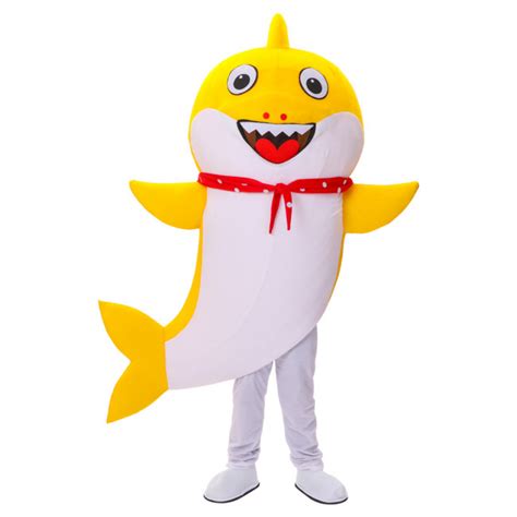 Giant Baby Shark Mascot Costume | Costume Party World