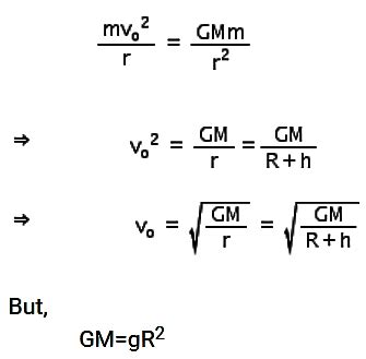 Derive the expression for orbital velocity. - Sarthaks eConnect ...