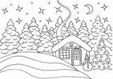 Snowy Coloring Page sketch template