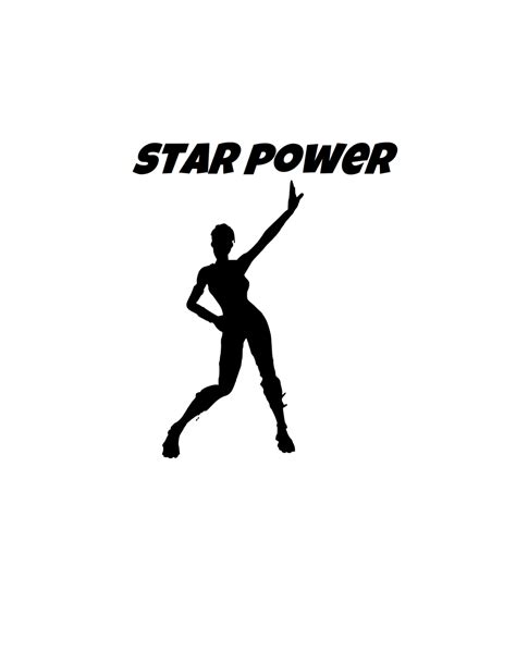 Fortnite | Emote "Star Power" Digital DXF | PNG | SVG Files! – Claire B's Caboodles