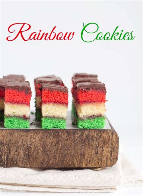 Rainbow Cookies