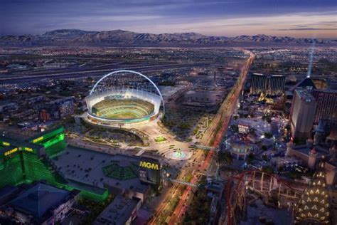 Oakland A's release renderings of planned Las Vegas stadium