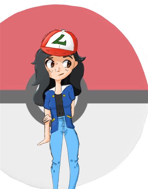 Ash Ketchum Genderbend | Pokemon, Genderbend, Zelda characters