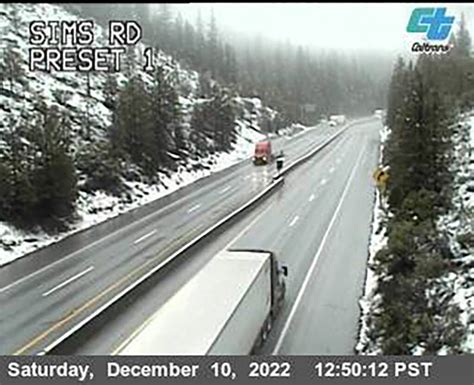 Storm blowing through California dumps snow in Sierra