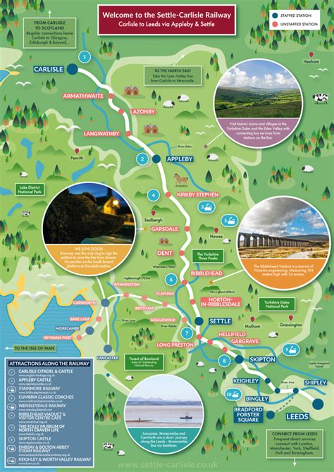 Plan your journey along the iconic Leeds-Settle-Carlisle Railway here.