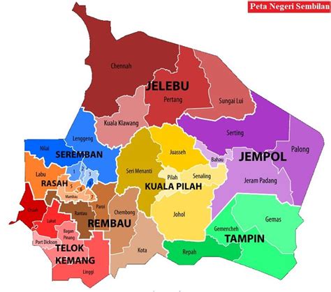 Negeri Sembilan Maps | Peta, Kota, Sungai