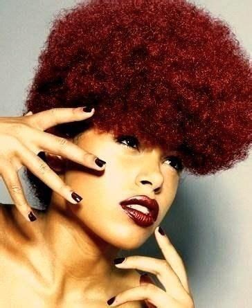 Color Afro- Ruby Red