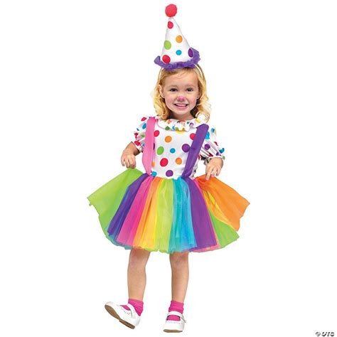 Toddler Girl’s Big Top Fun Clown Costume - 24 Months-2T | Oriental Trading