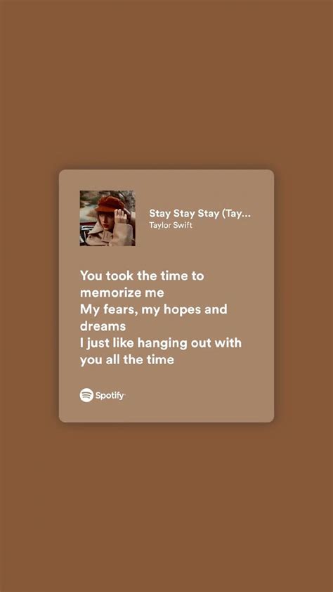 stay stay stay / Taylor Swift | Taylor swift red lyrics, Taylor lyrics, Taylor swift lyrics