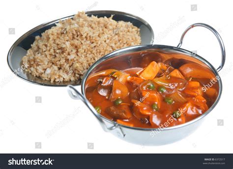 Chicken Curry And Egg Fried Rice. Stock Photo 6372517 : Shutterstock