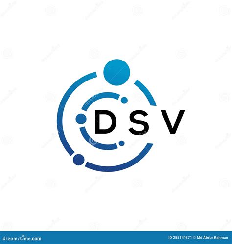 DSV Letter Logo Design on White Background. DSV Creative Initials ...