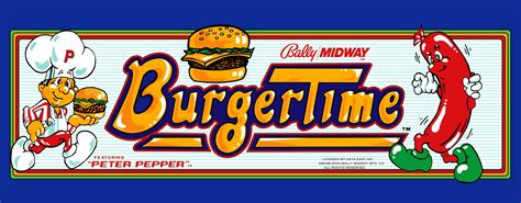 4K, arcade marquee, video game art, arcade cabinet, Burger Time HD Wallpaper