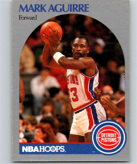 1990-91 Hopps Basketball #101 Mark Aguirre Detroit Pistons – Hockey Card World Inc