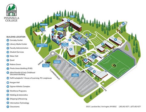 Campus Map Peninsula College - Bank2home.com