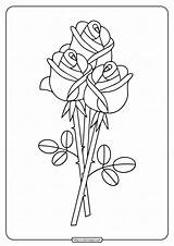 Bunch Of Flowers Coloring Page sketch template