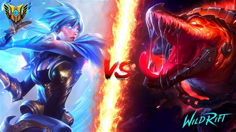 Dawnbringer Riven vs Renekton Baron Lane Gameplay - wild rift（New ...