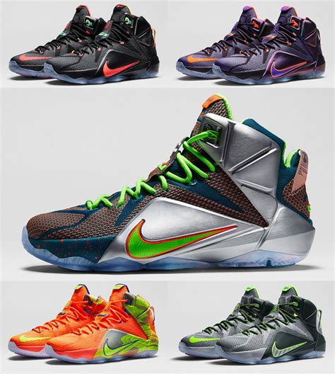 Nike LEBRON 12 New Colorways (Official Images and Release Dates ...