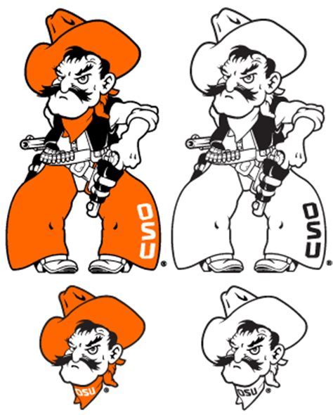 Basemenstamper: Osu Pistol Pete Logo