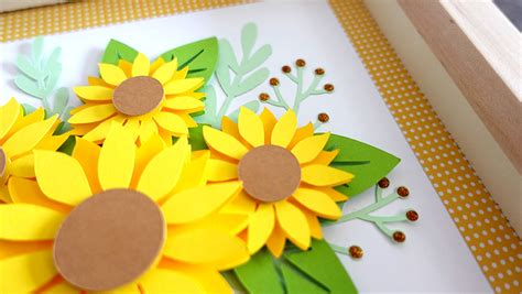 Sunflower Vase Free Layered SVG - Craft with Sarah