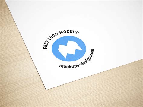 Free Paper Logo Mockup (PSD)